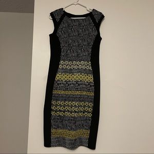 Enfocus Studio Floral/Abstract Print Dress